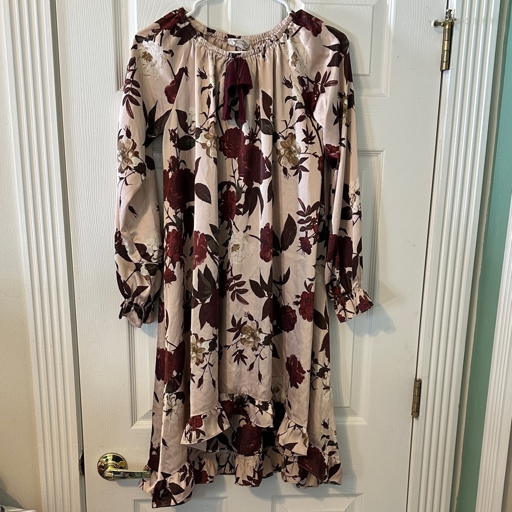 Mia Joy Floral Long Sleeve Boho Dress Size 12